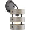Progress Lighting P710031-143 Gulliver Sconce, Graphite, 12.00×6.00×6.00(Graphite)