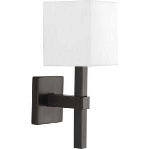 Progress Lighting P710016-020 Metro One-Light Wall Sconce, Antique Bronze(Antique Bronze)