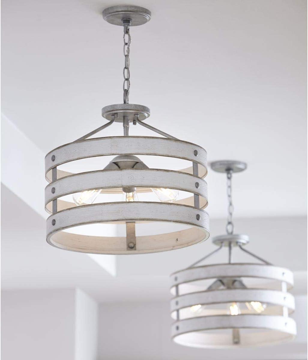 image:imageProgress Lighting P350049143 Gulliver ThreeLight SemiFlush Convertible Graphite finish 1350x1700x1700Gray