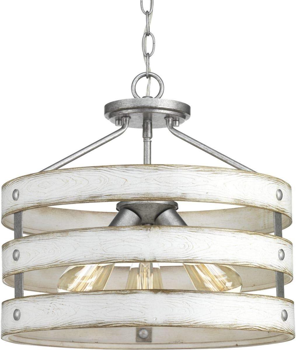 image:imageProgress Lighting P350049143 Gulliver ThreeLight SemiFlush Convertible Graphite finish 1350x1700x1700Gray