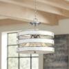 Progress Lighting P350049-143 Gulliver Three-Light Semi-Flush Convertible, Graphite finish, 13.50×17.00×17.00(Gray)