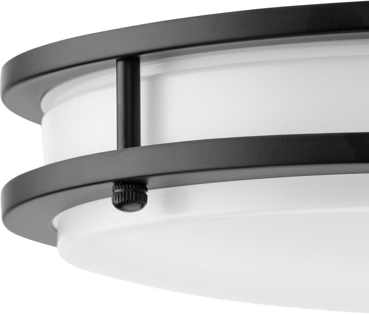 image:imageProgress Lighting Abide Collection 5CCT Integrated LED Matte Black Contemporary 1024 Small Flush Mount Light