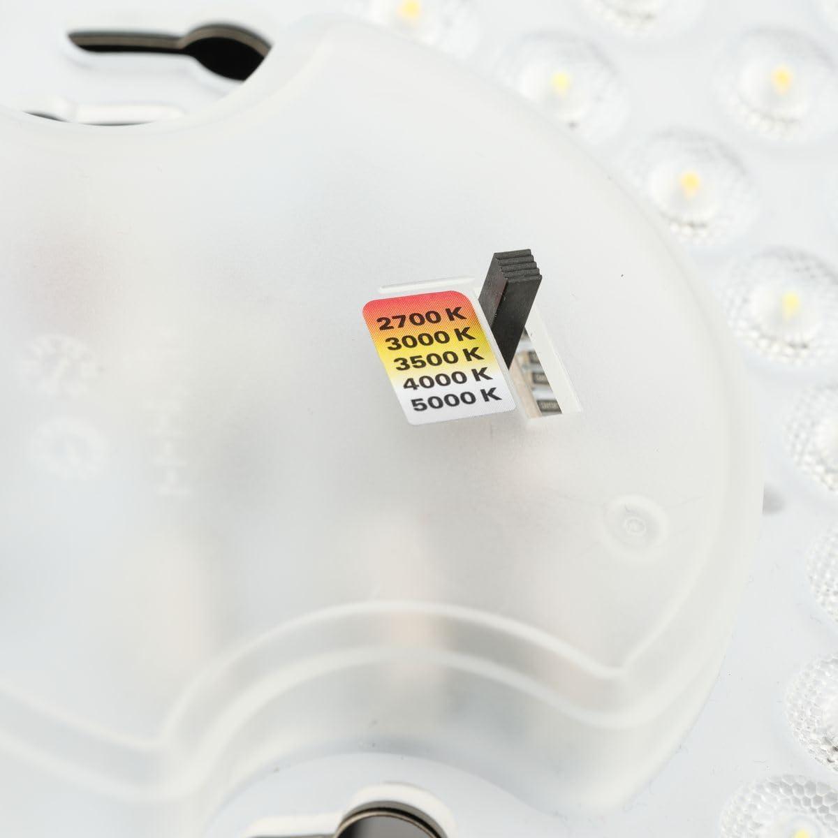 image:imageProgress Lighting Abide Collection 5CCT Integrated LED Matte Black Contemporary 1024 Small Flush Mount Light