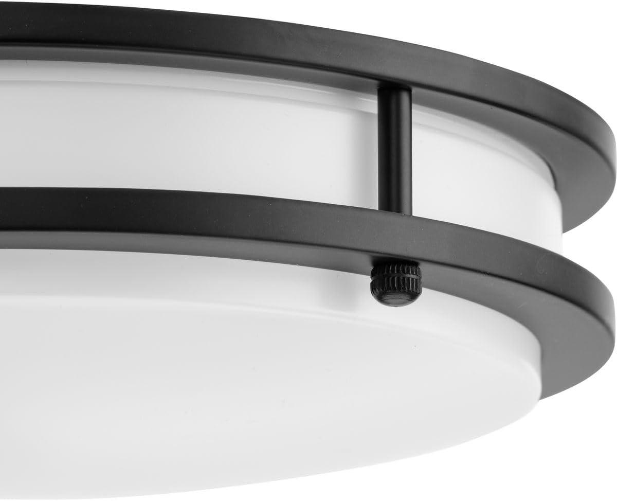 image:imageProgress Lighting Abide Collection 5CCT Integrated LED Matte Black Contemporary 1024 Small Flush Mount Light