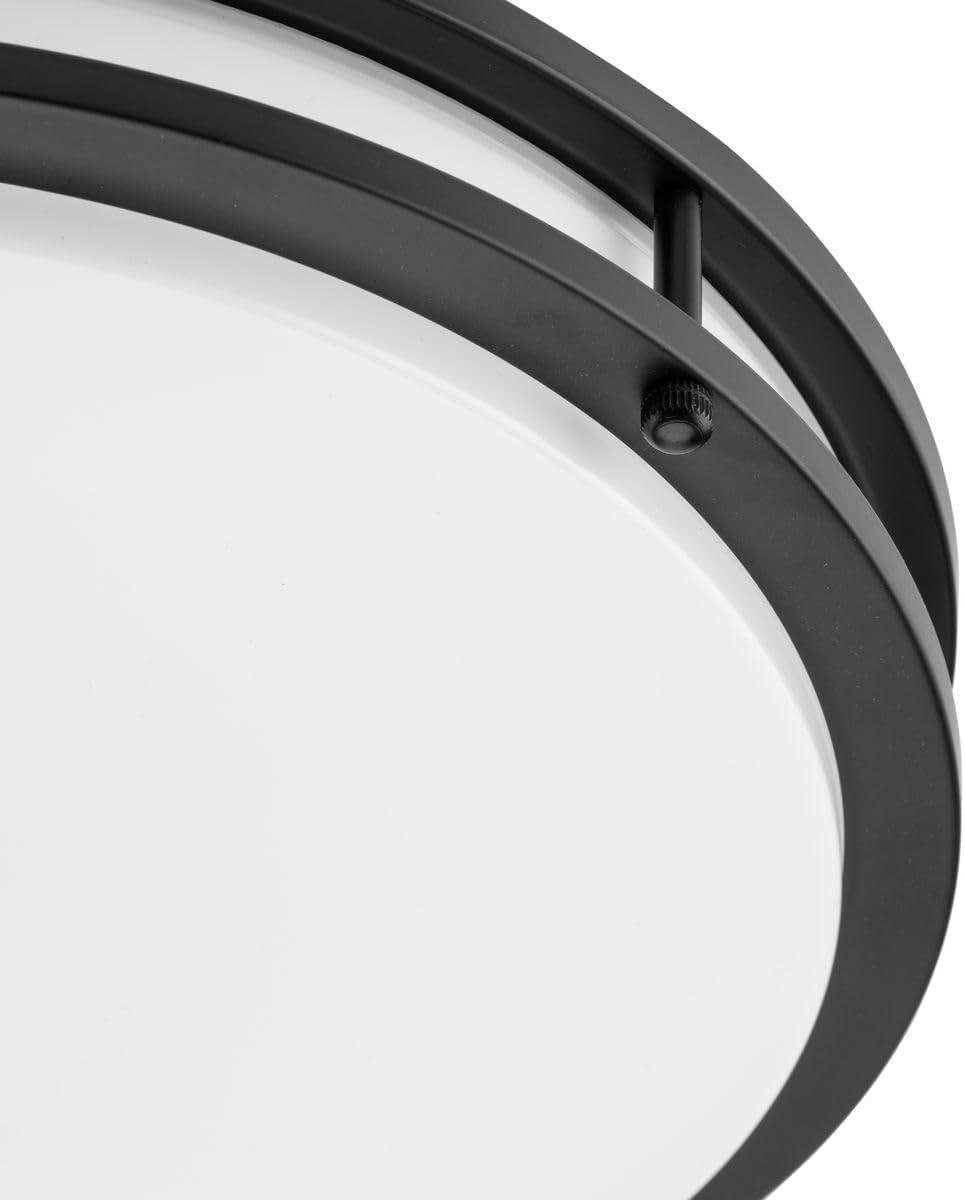 image:imageProgress Lighting Abide Collection 5CCT Integrated LED Matte Black Contemporary 14 Medium Flush Mount Light