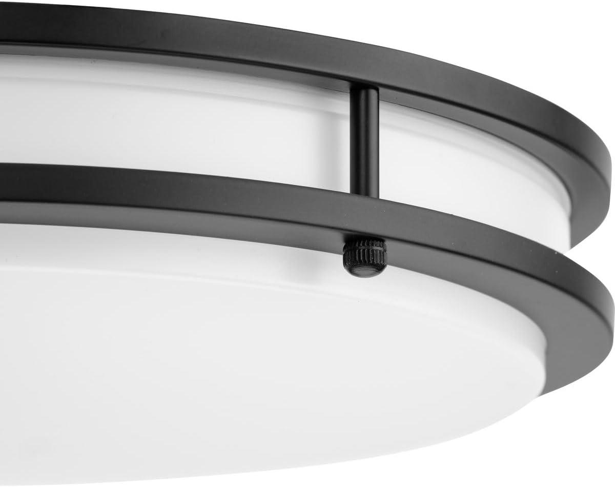 image:imageProgress Lighting Abide Collection 5CCT Integrated LED Matte Black Contemporary 14 Medium Flush Mount Light
