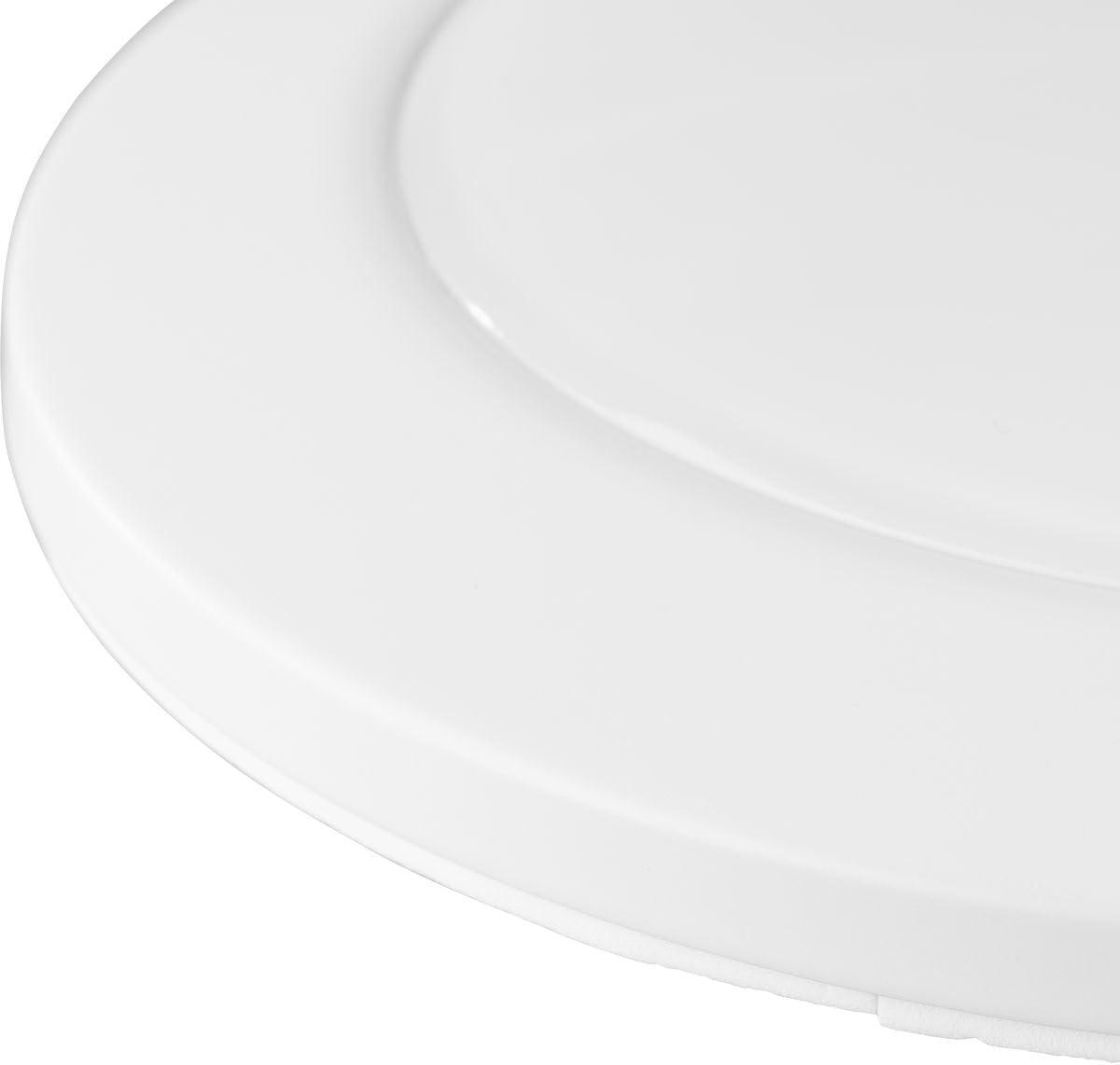 image:imageProgress Lighting Fairway 7 in Steel Satin White Surface Mount LED Light 1000 Lumen