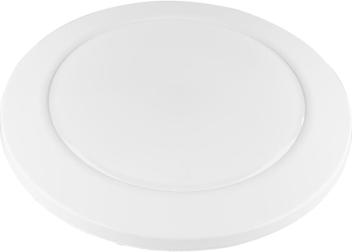 image:imageProgress Lighting Fairway 7 in Steel Satin White Surface Mount LED Light 1000 Lumen