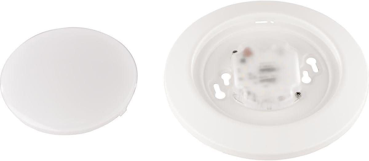 image:imageProgress Lighting Fairway 7 in Steel Satin White Surface Mount LED Light 1000 Lumen