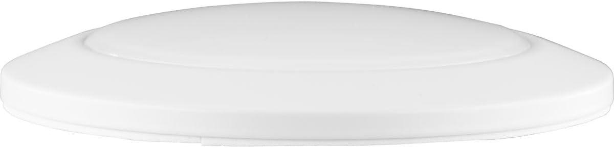 image:imageProgress Lighting Fairway 7 in Steel Satin White Surface Mount LED Light 1000 Lumen