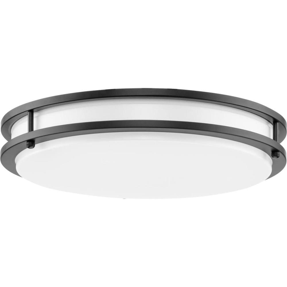 image:imageProgress Lighting Abide Collection 5CCT Integrated LED Matte Black Contemporary 14 Medium Flush Mount Light