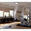 Progress Lighting Abide Collection 5-CCT Integrated LED Matte Black Contemporary 14″ Medium Flush Mount Light