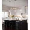 Progress Lighting Lassiter Collection 1-Light Clear Glass Modern Pendant Light Matte Black(Brushed Nickel)