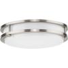 Progress Lighting Abide Collection 5-CCT Integrated LED Brushed Nickel Contemporary 17.7″ Large Flush Mount Light(Nickel)