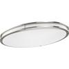 Progress Lighting Abide Collection 5-CCT Integrated LED Brushed Nickel Contemporary 32.28″ Extra-Large Flush Mount Light