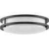 Progress Lighting Abide Collection 5-CCT Integrated LED Matte Black Contemporary 10.24″ Small Flush Mount Light