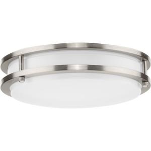 Progress Lighting Abide Collection 5-CCT Integrated LED Brushed Nickel Contemporary 17.7″ Large Flush Mount Light(Nickel)