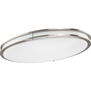 Progress Lighting Abide Collection 5-CCT Integrated LED Brushed Nickel Contemporary 32.28″ Extra-Large Flush Mount Light