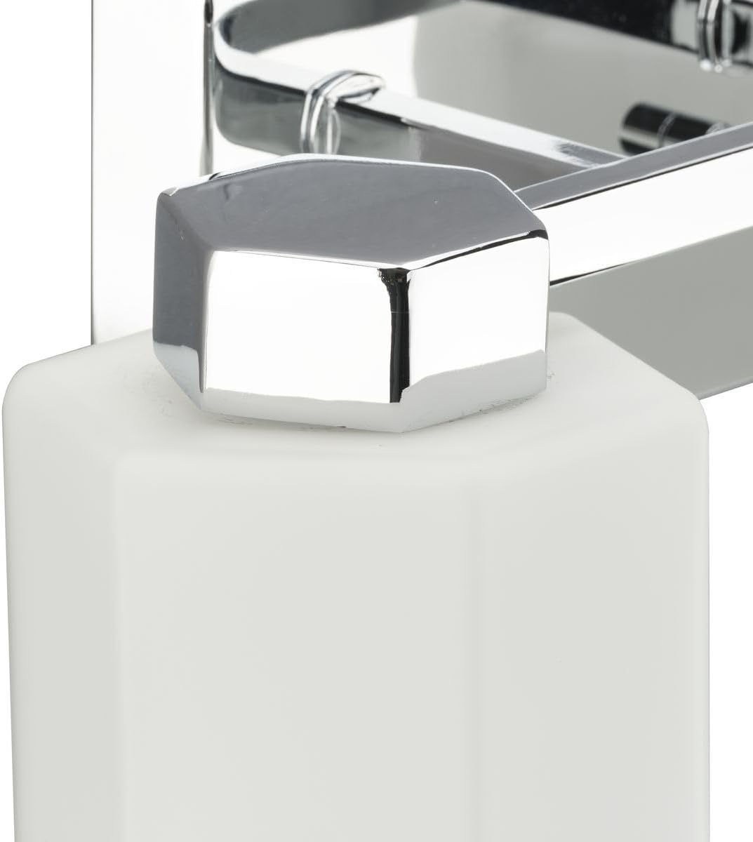 image:imageProgress Lighting Estrada 1337 in TwoLight Polished Chrome Vanity Light with Opal Glass Shade