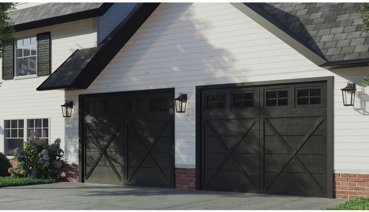 image:imageProgress Lighting Padgett Collection 18 in 1Light Antique Bronze with Clear Seeded Glass Shade Transitional Coastal Outdoor Wall LanternBlack