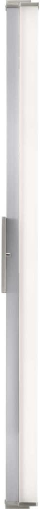 image:imageProgress Lighting Phase 21 LED Collection 48 White Shade Modern Bath Vanity Light Brushed Nickel