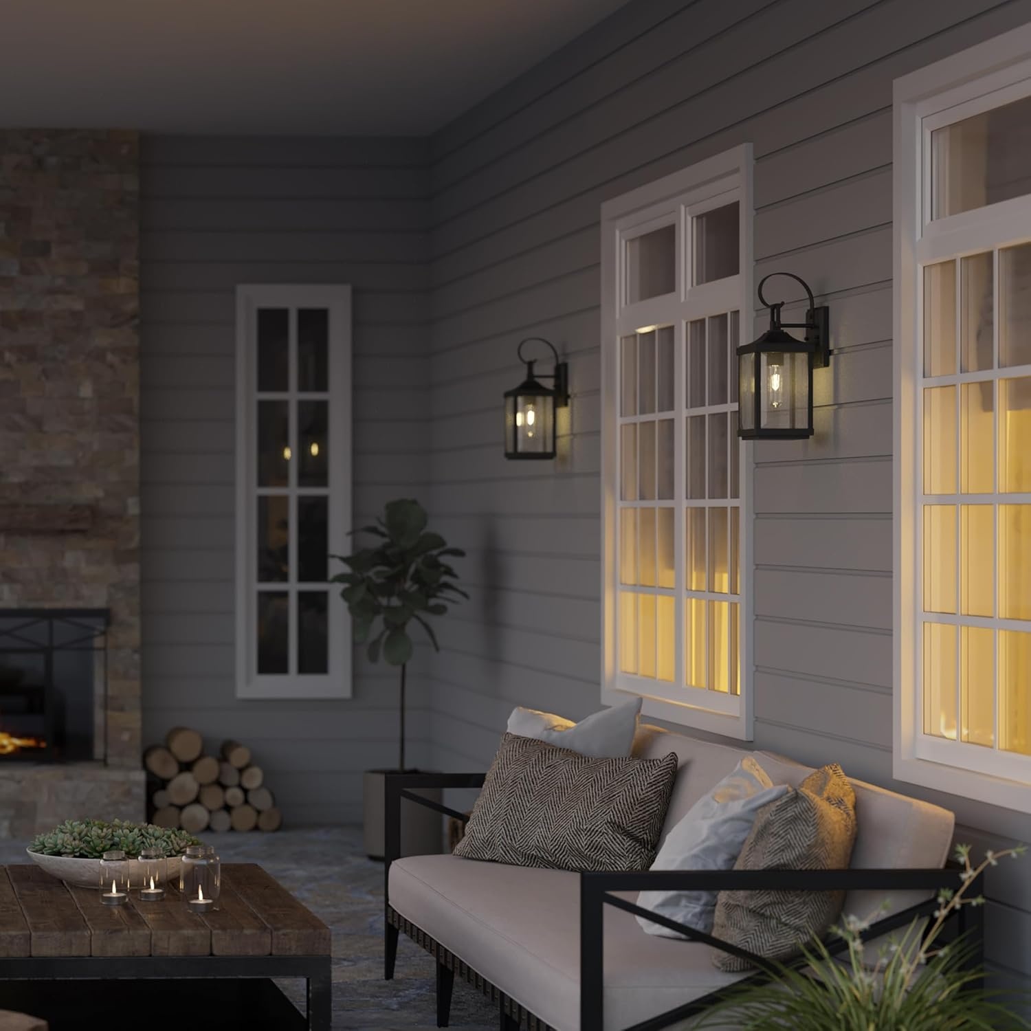 image:imageProgress Lighting Gibbes Street Collection 1Light Clear Beveled Glass New Traditional Outdoor Small Wall Lantern Light Textured Black