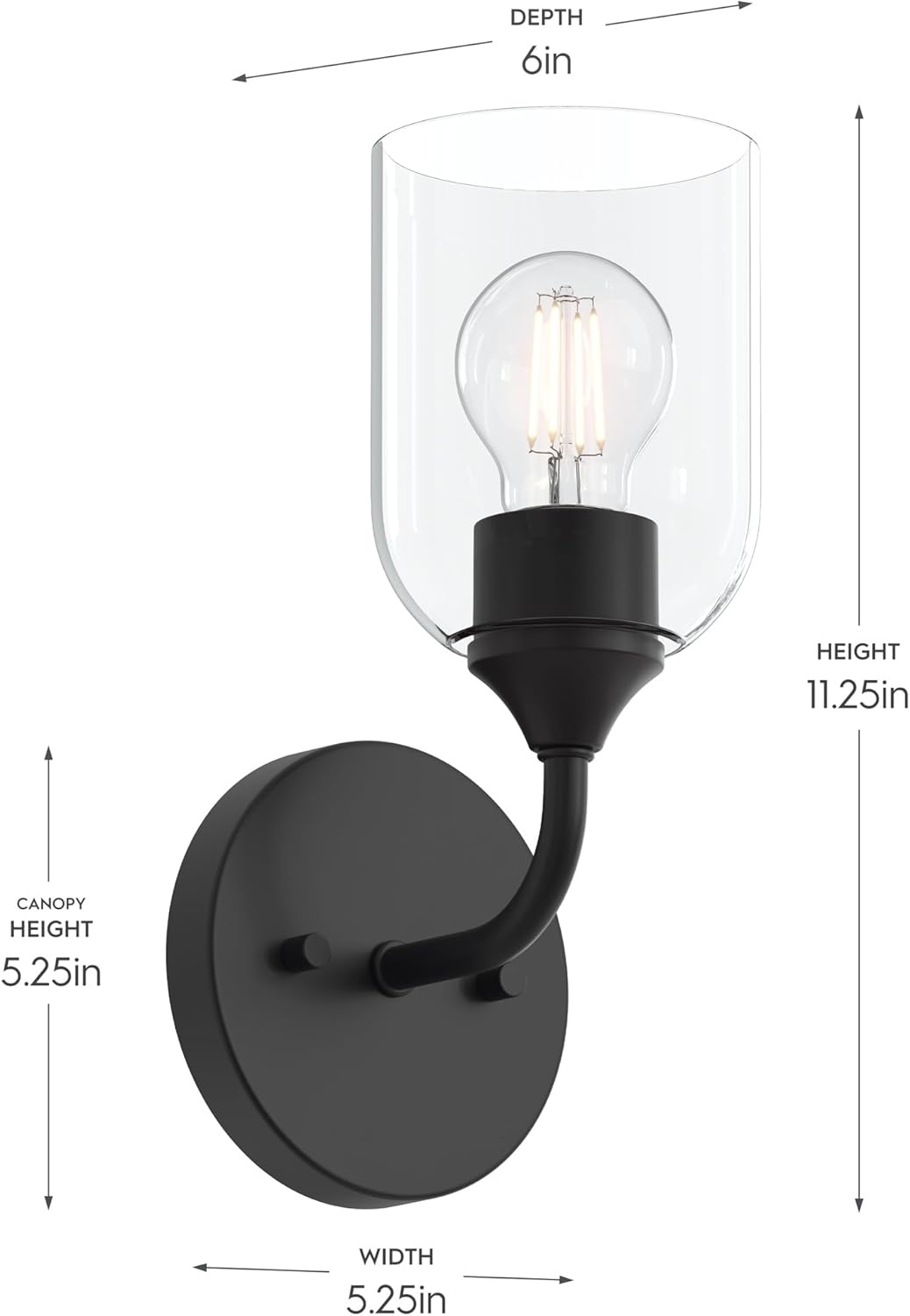 image:imageProgress Lighting Rigsby 16 Inch 1Light Wall Sconce Transitional Light Fixture Brushed Gold with Opal Glass Shade 16 in H x 6 in W x 75 in Dia P710157191
