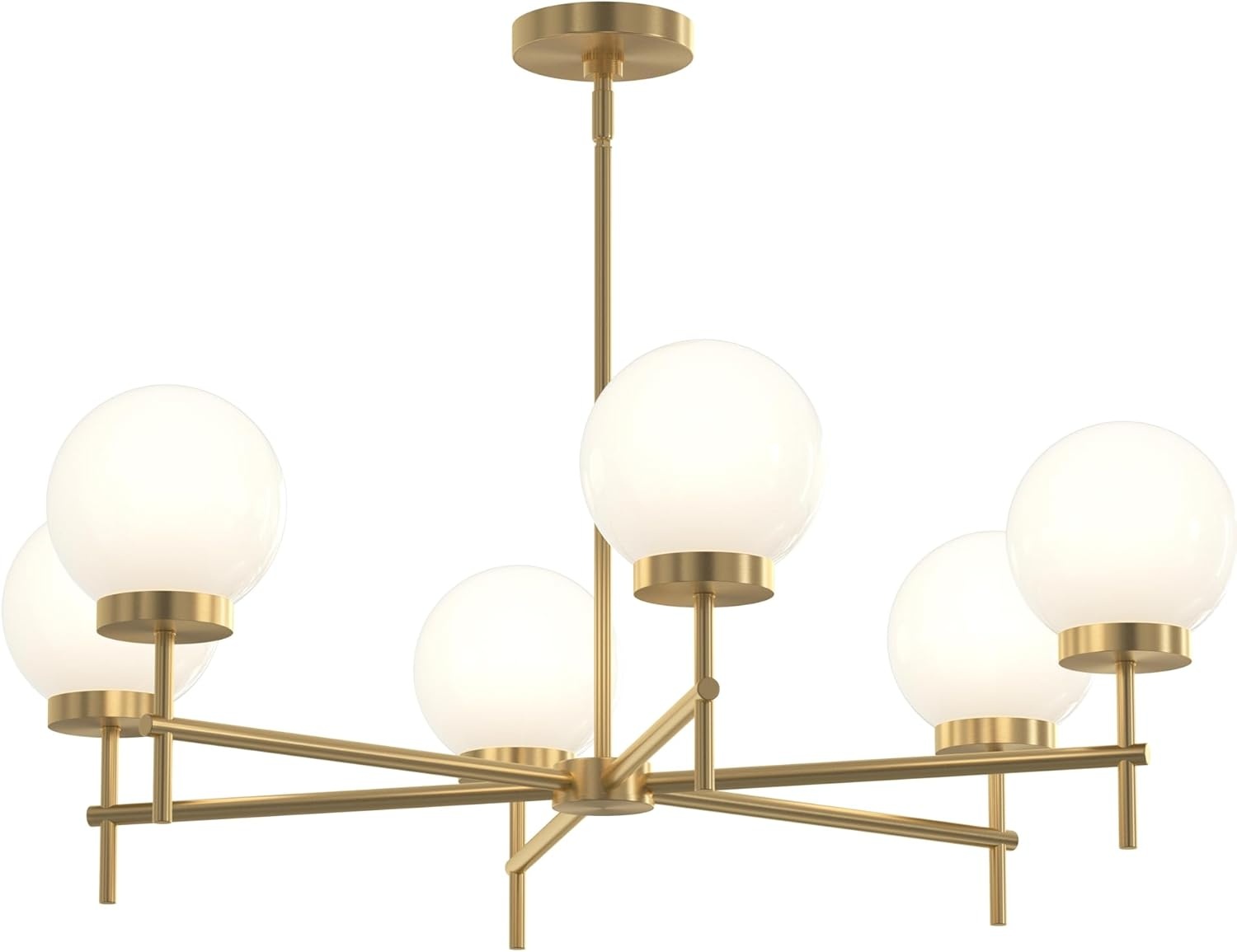 image:imageProgress Lighting Rigsby 16 Inch 1Light Wall Sconce Transitional Light Fixture Brushed Gold with Opal Glass Shade 16 in H x 6 in W x 75 in Dia P710157191