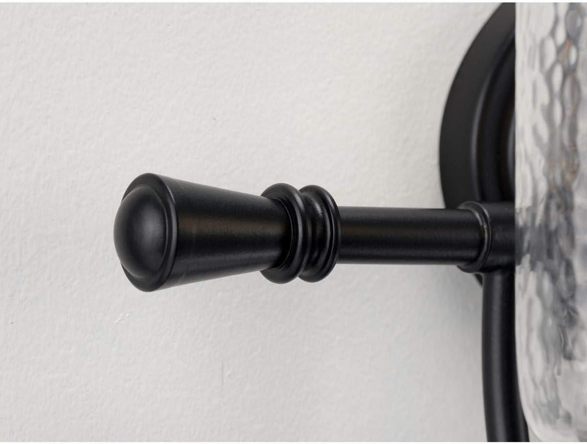 image:imageProgress Lighting Bowman Collection Black TwoLight BathBlack