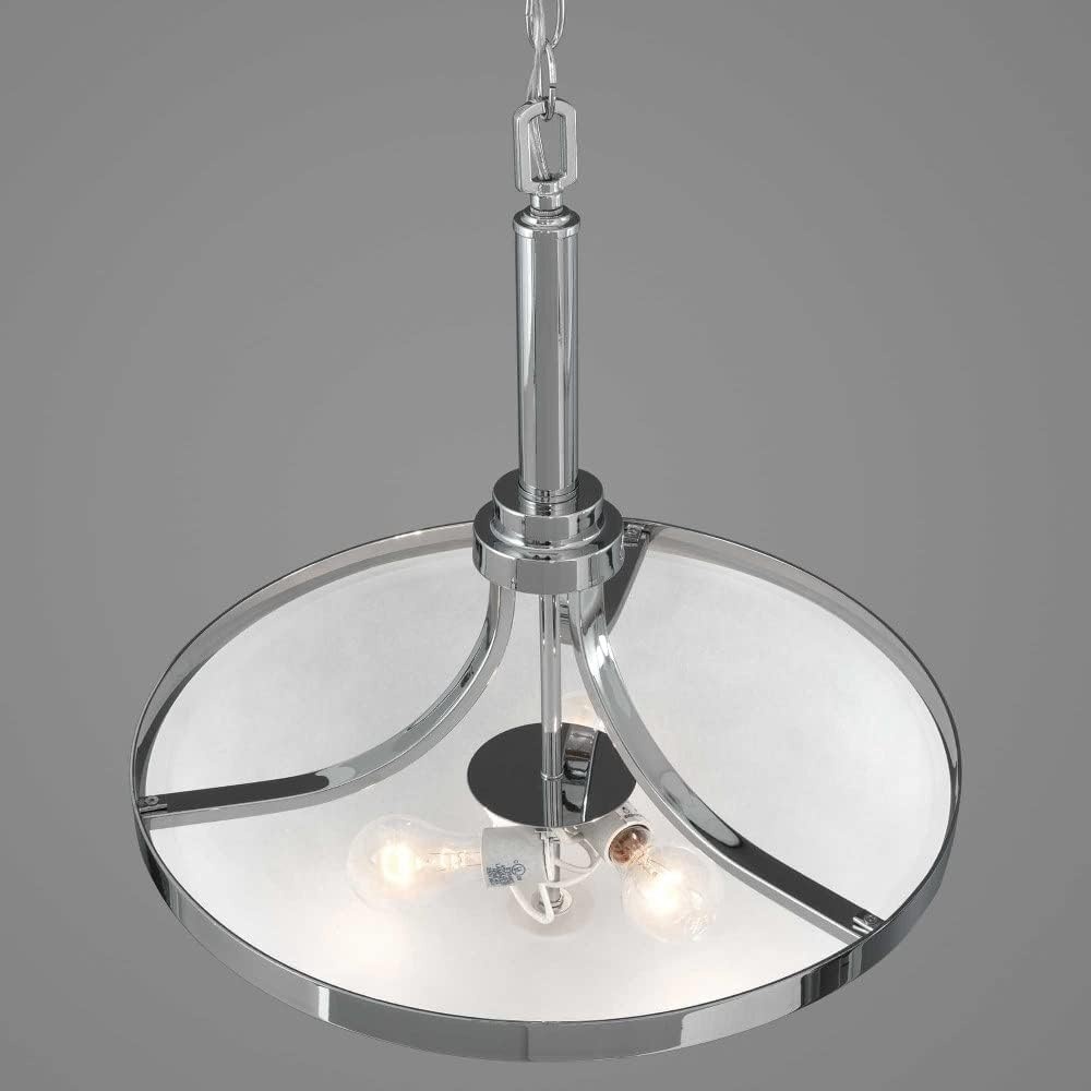 image:imageProgress Lighting P500054015 Topsail ThreeLight Inverted Pendant Polished ChromeBronze