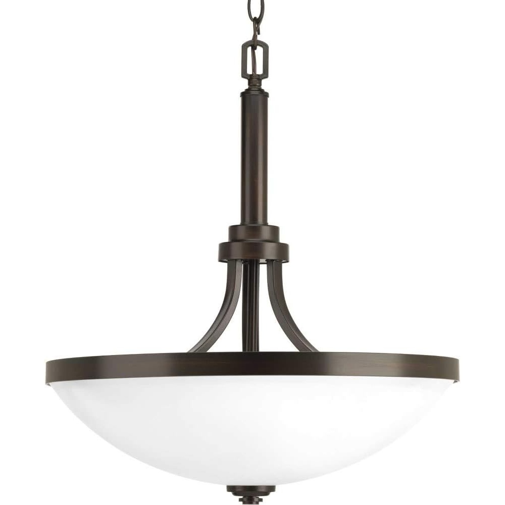 image:imageProgress Lighting P500054015 Topsail ThreeLight Inverted Pendant Polished ChromeBronze